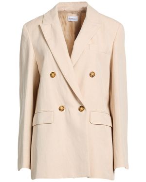 Marella Blazer Lyocell, Linen, Cotton - Natural