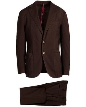 Santaniello Suit Wool - Brown