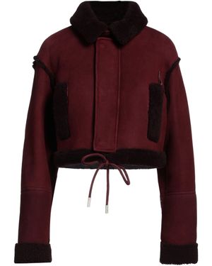 Off-White c/o Virgil Abloh Shearling & Teddy - Rosso