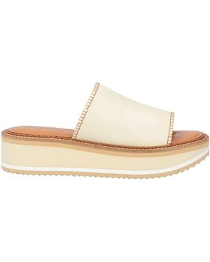 Robert Clergerie Ivory Sandals Lambskin - White