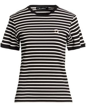 KARL LAGERFELD T-Shirt Organic Cotton, Elastane - Black