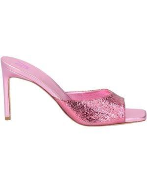 Bettina Vermillon Fuchsia Sandals Leather - Pink