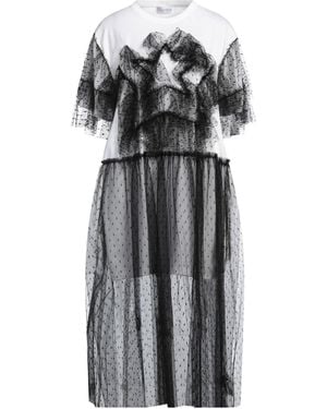 RED Valentino Midi-Kleid - Schwarz