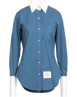 Thom Browne Shirt Cotton - Blue