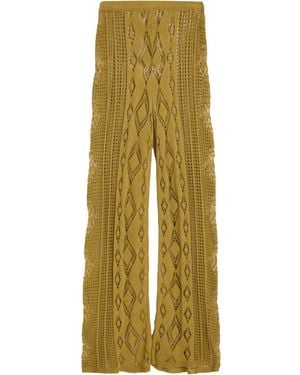 Akep Pants Linen, Cotton - Yellow