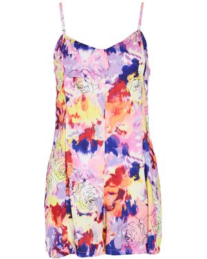 Gaelle Paris Lilac Playsuit Polyester - White