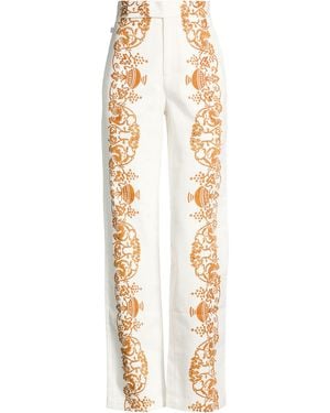 FEDERICO CINA Pants Cotton - Metallic