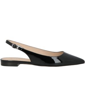 Stuart Weitzman Ballet Flats Leather - Black