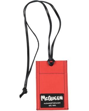 McQueen Crossbody Wallet - Red