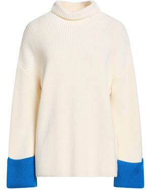 Akep Rollkragenpullover - Weiß