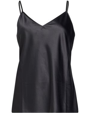 Marella Charcoal Top Polyester - Black