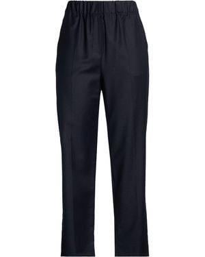 Weekend by Maxmara Midnight Trousers Virgin Wool, Elastane - Blue