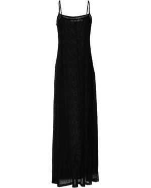 Gestuz Maxi Dress Polyamide, Recycled Polyamide, Elastane - Black