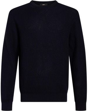 Cinque Midnight Sweater Cotton, Polyacrylic - Blue