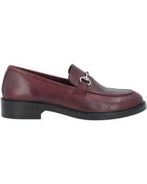 Emanuélle Vee Loafers Leather - Purple