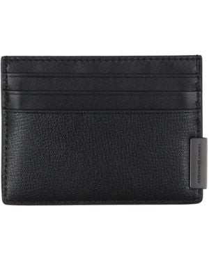 Tommy Hilfiger Cardholder Cow Leather - Black