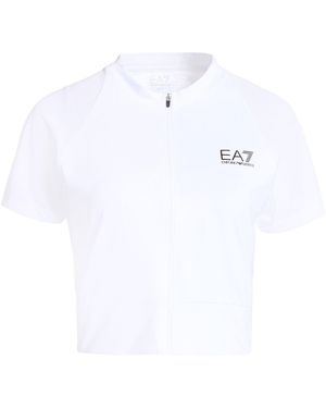 EA7 T-Shirt Polyester, Elastane - White