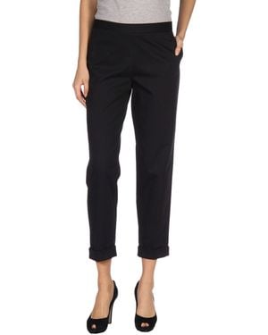 The Row Pants Cotton, Elastane - Black