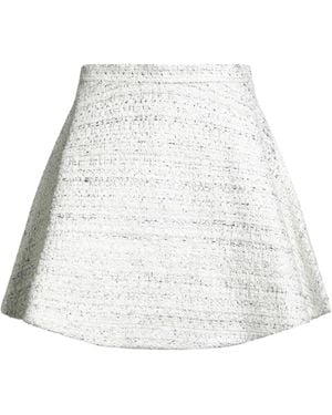 Valentino Garavani Mini Skirt Synthetic Fibers, Wool, Cotton - White