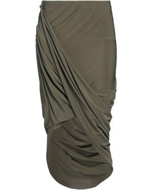 8pm Military Midi Skirt Viscose, Elastane - Green