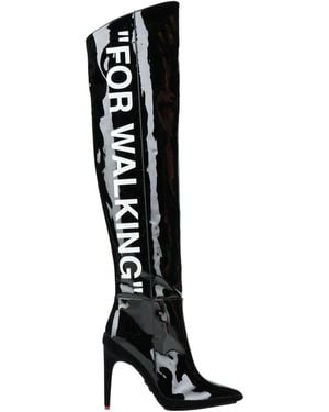 Off-White c/o Virgil Abloh Boot Leather - Black