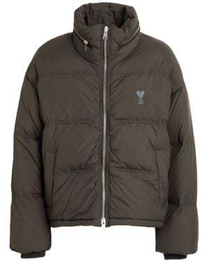 Ami Paris Puffer - Brown
