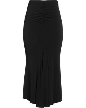 ANDAMANE Midi Skirt Polyester, Elastane - Black
