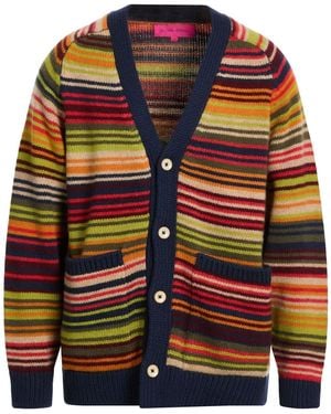 The Elder Statesman Cardigans - Blue