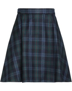 Thom Browne Midnight Midi Skirt Wool, Cashmere - Blue