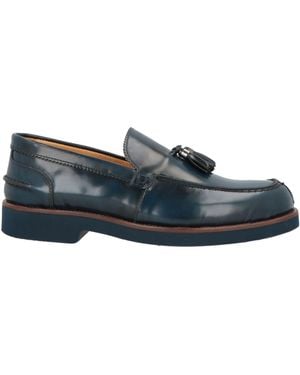 Exton Loafers Leather - Blue