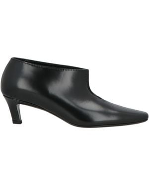 TOTEME Ankle Boots Leather - Black