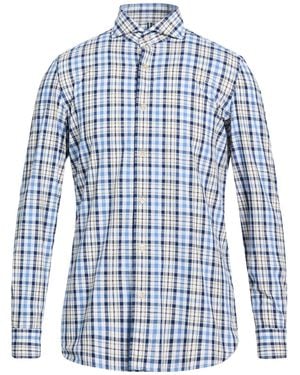 Luigi Borrelli Napoli Shirt Cotton - Blue