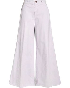 CIGALA'S Trousers Cotton, Elastane - Purple