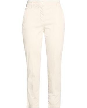 Manila Grace Sand Jeans Cotton, Elastane - White
