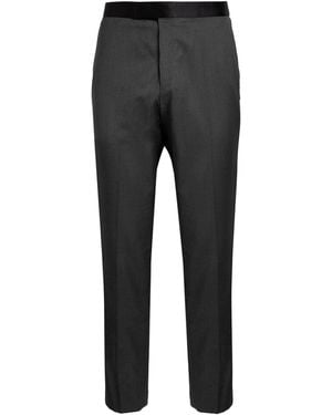 BOSS Trousers Virgin Wool, Silk, Polyester - Grey