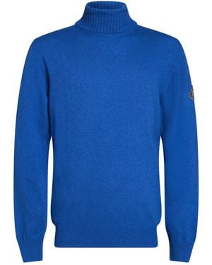 Roy Rogers Bright Turtleneck Wool, Polyamide, Viscose, Cashmere - Blue