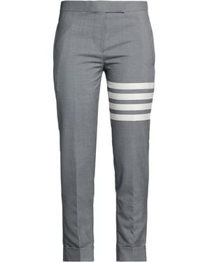 Thom Browne Trousers Wool - Grey