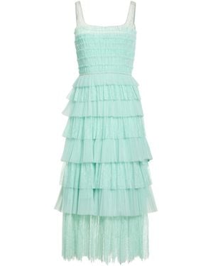 Costarellos Light Maxi Dress Polyamide - Green