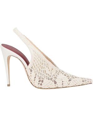 Magda Butrym Cream Pumps Textile Fibers - White