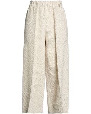 Issey Miyake Pants Polyester, Wool, Nylon - White