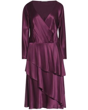 Alberta Ferretti Midi Dress - Purple