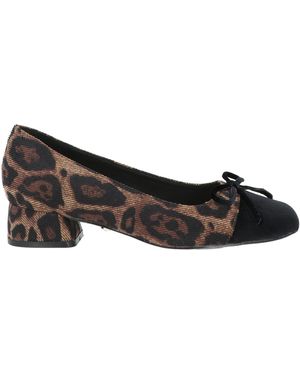 Twenty Four Haitch Court Shoes - Brown