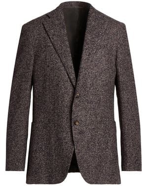 Caruso Blazer Wool, Silk - Black