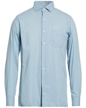 Massimo Alba Shirt Cotton - Blue
