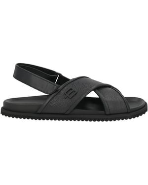 Baldinini Sandals Leather, Calfskin - Black