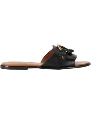 See By Chloé Hana Sandals Calfskin - White