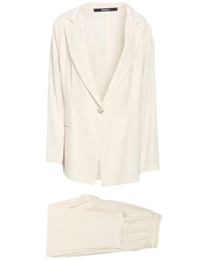 Siste's Ivory Suit Polyester, Elastane - Natural