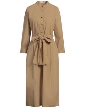 Lis Lareida Midi-Kleid - Natur