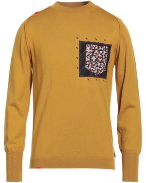 Bob Mustard Sweater Wool, Acrylic - Yellow