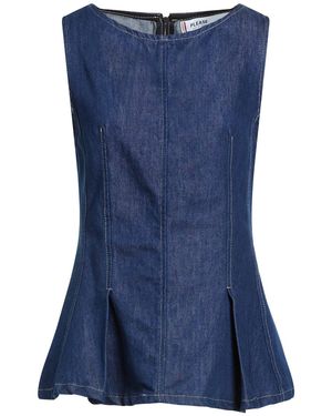 Please Top Cotton, Lyocell - Blue